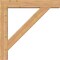 Ekena Millwork Traditional Block Smooth Bracket w/ Offset Brace, Western Red Cedar, 7 1/2"W x 44"D x 44"H BKT0806X44X44TRA05SWR - alternate 2